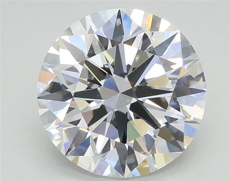 3.05ct E VVS2 Rare Carat Ideal Cut Round Lab Grown Diamond