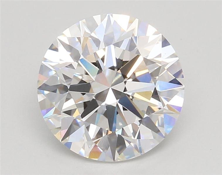 3.04ct F VS1 Rare Carat Ideal Cut Round Lab Grown Diamond