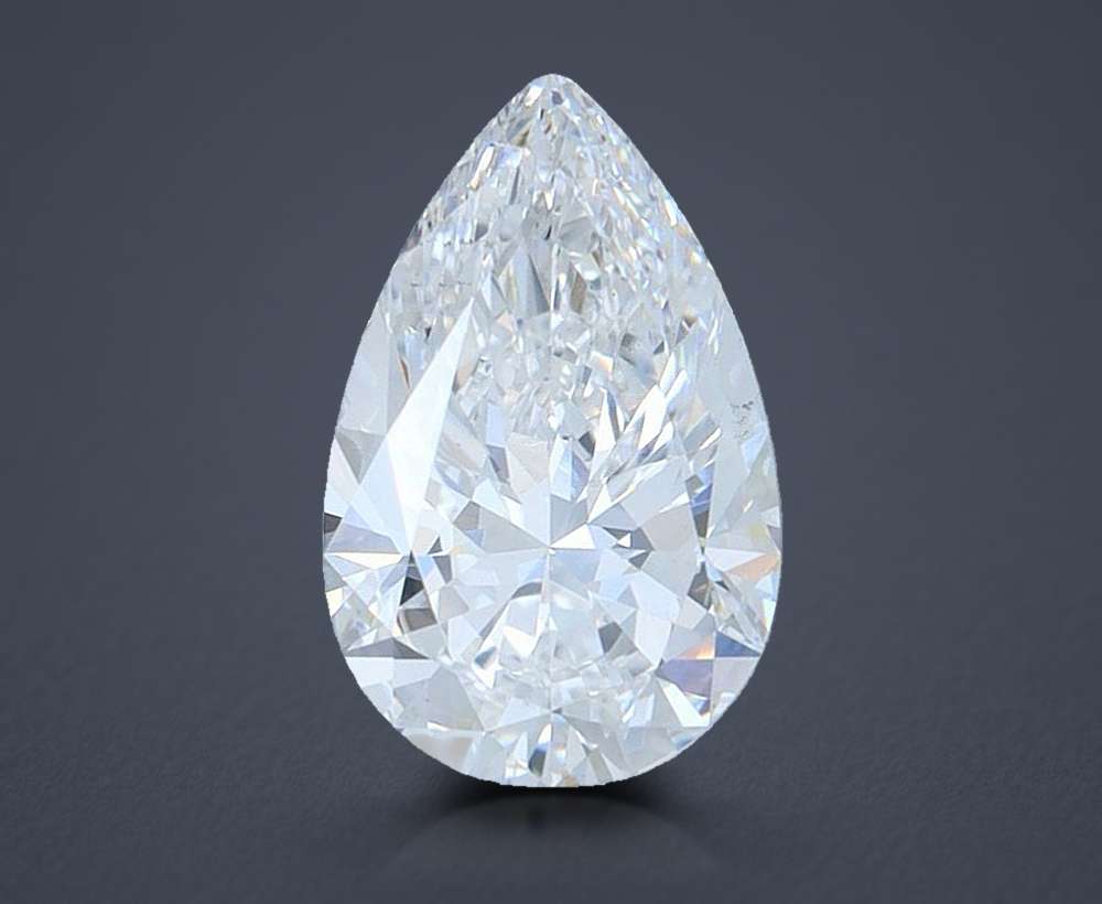 1.54 Carat Pear Lab Diamond