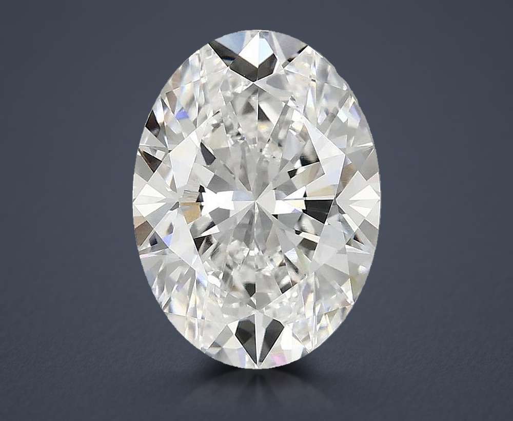 3.67 Carat Oval Lab Diamond