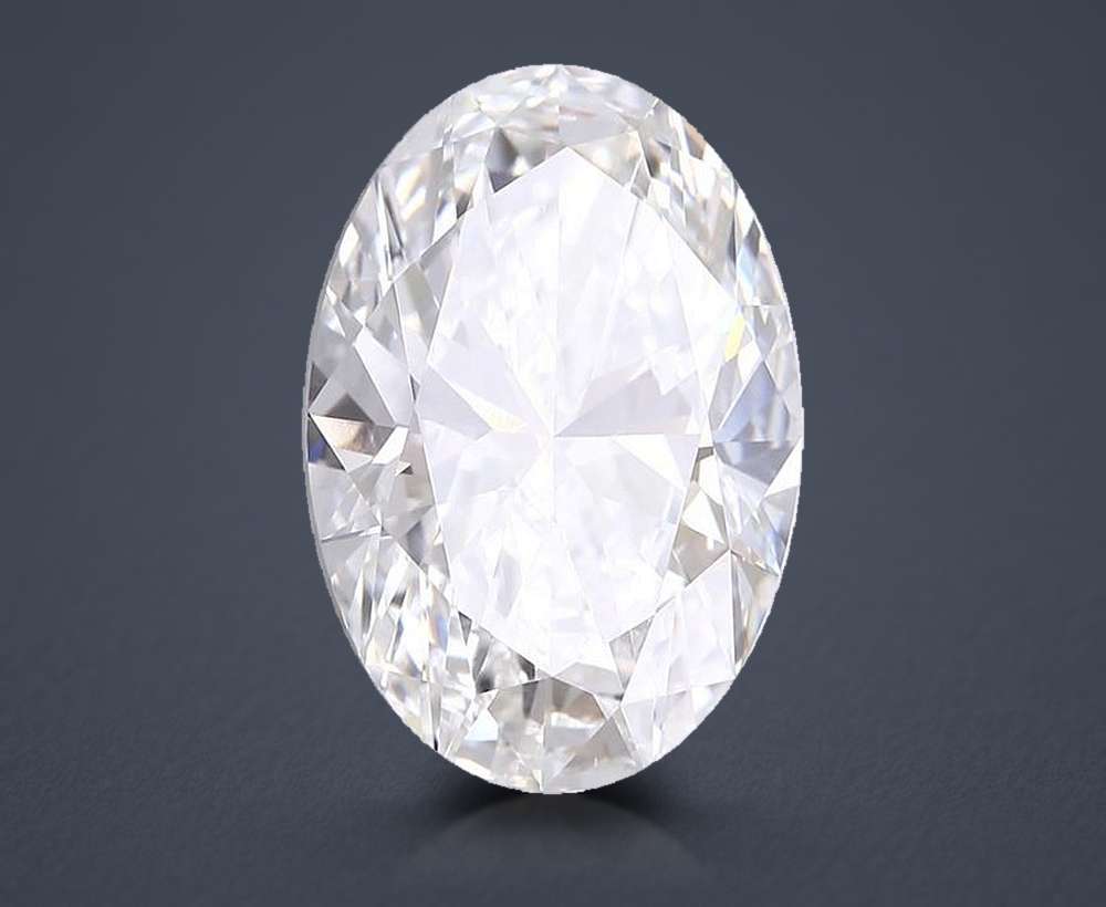13.55 Carat Oval Lab Diamond