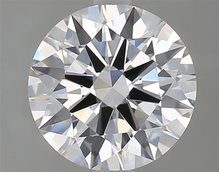 2.06ct E FL Rare Carat Ideal Cut Round Diamond