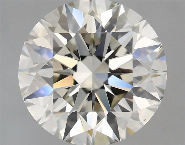 4.06ct J VS1 Excellent Cut Round Lab Grown Diamond