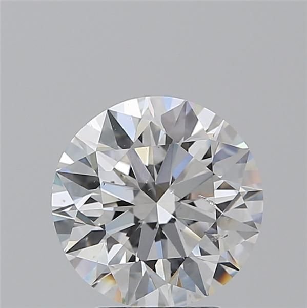 3.01ct F SI1 Rare Carat Ideal Cut Round Diamond