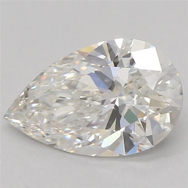 0.76ct F VS2 Rare Carat Ideal Cut Pear Lab Grown Diamond