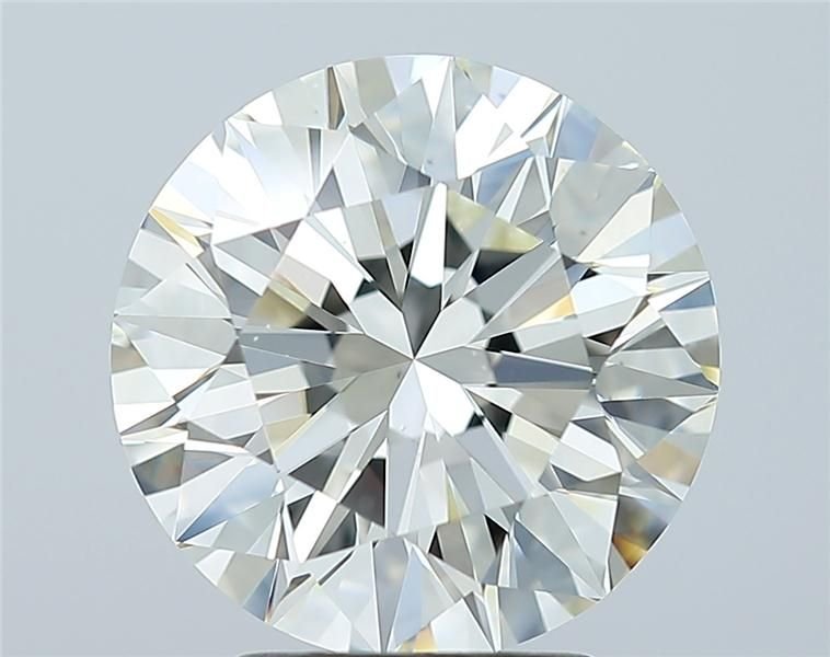 3.51ct K VS2 Rare Carat Ideal Cut Round Diamond