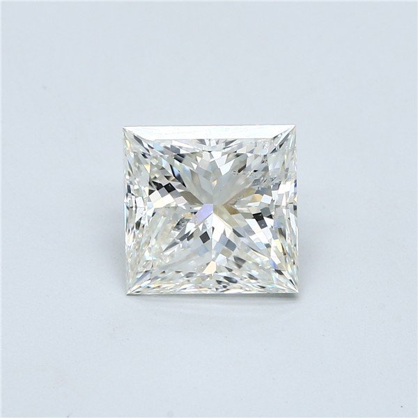 4.01ct J SI2 Rare Carat Ideal Cut Princess Diamond