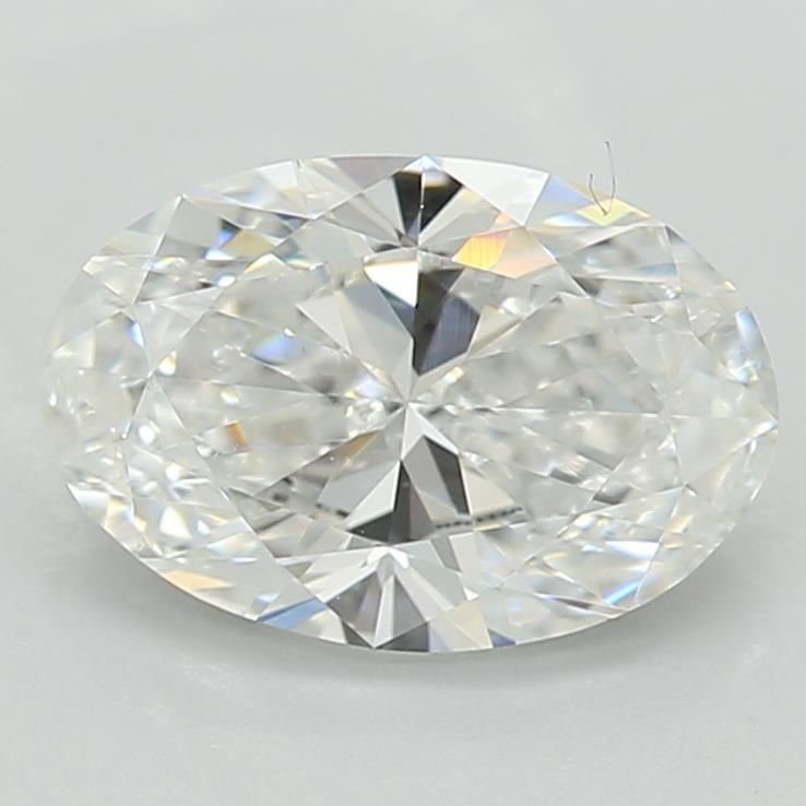 0.73ct D VS1 Rare Carat Ideal Cut Oval Lab Grown Diamond