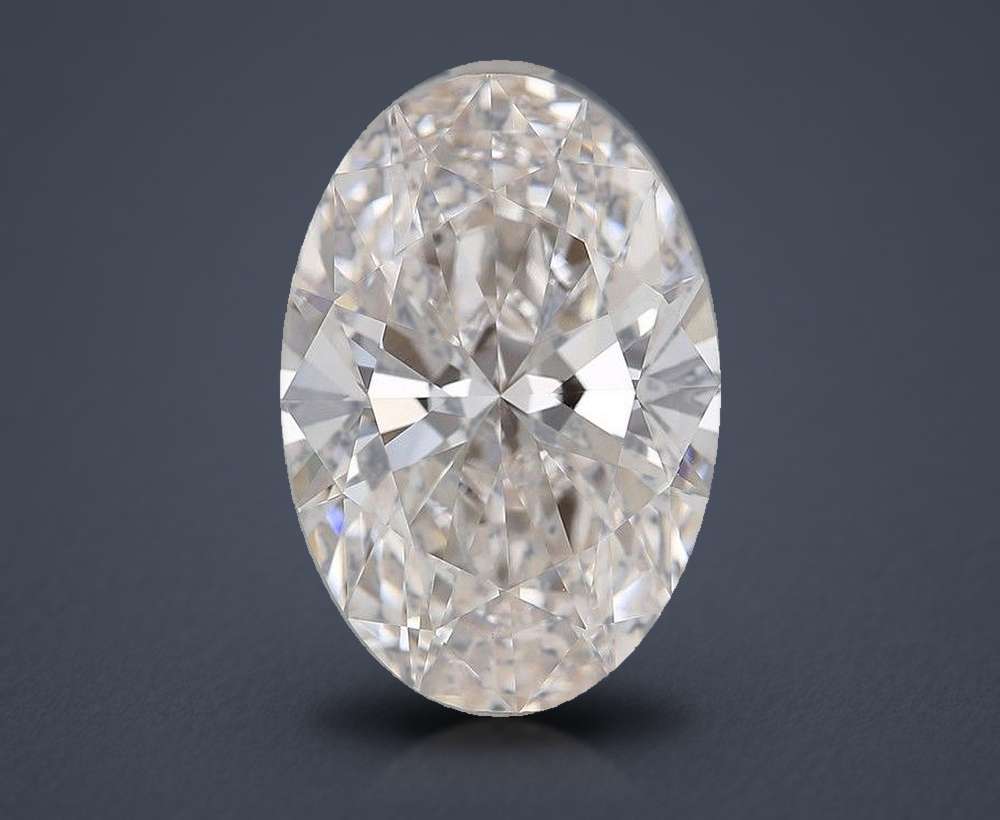 3.67 Carat Oval Lab Diamond
