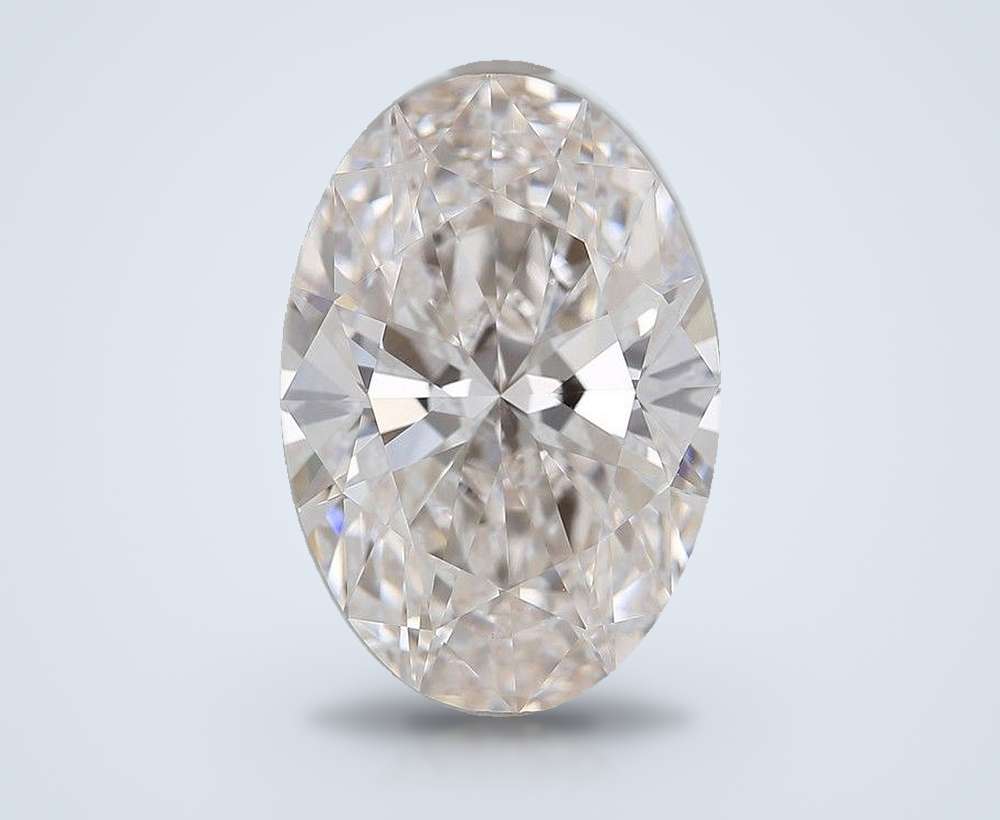 3.67 Carat Oval Lab Diamond