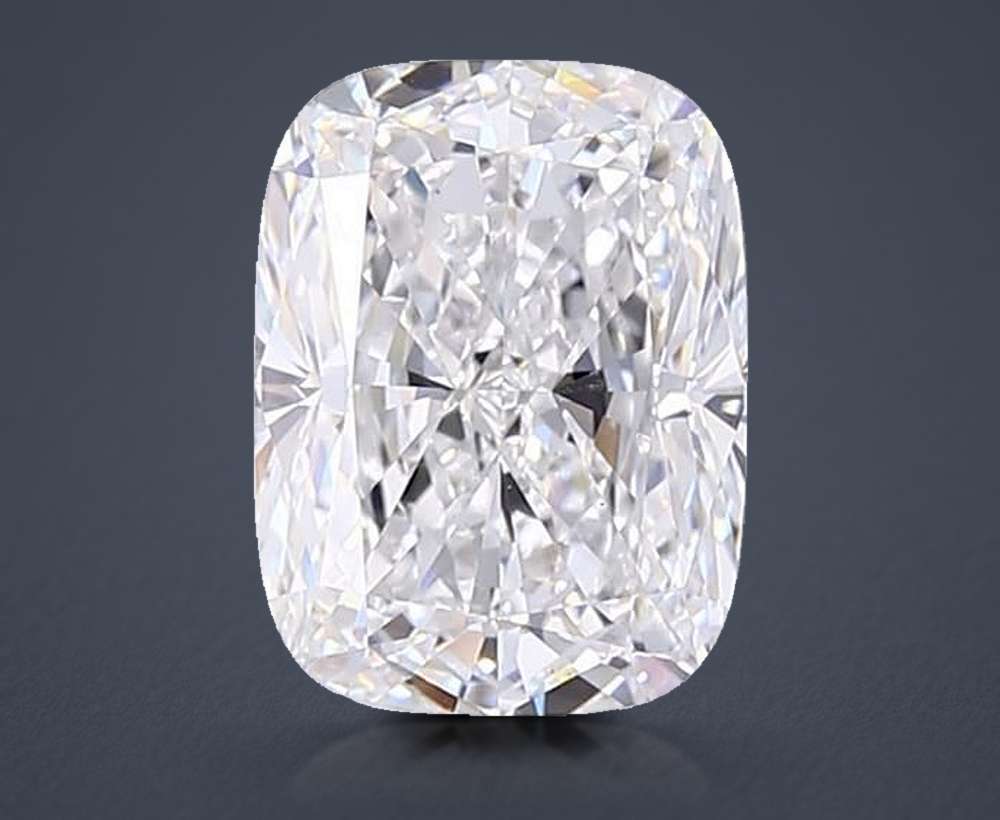 6.62 Carat Cushion Lab Diamond