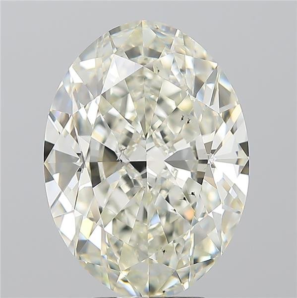 5.03ct K SI2 Rare Carat Ideal Cut Oval Diamond