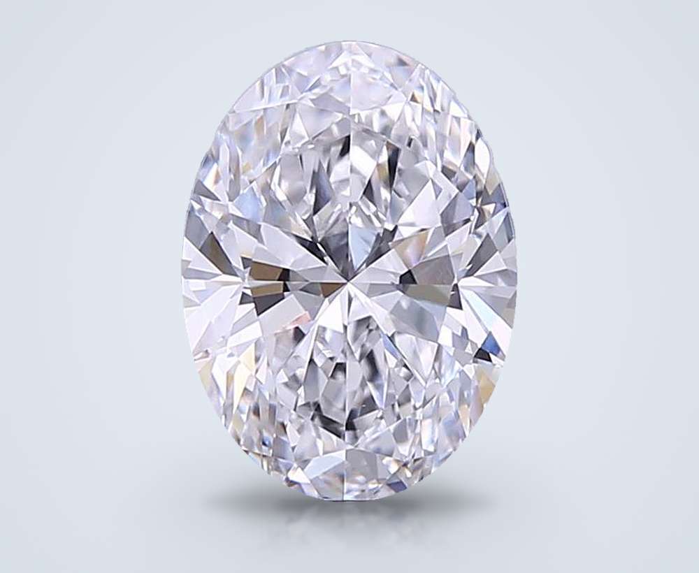 6.10 Carat Oval Lab Diamond