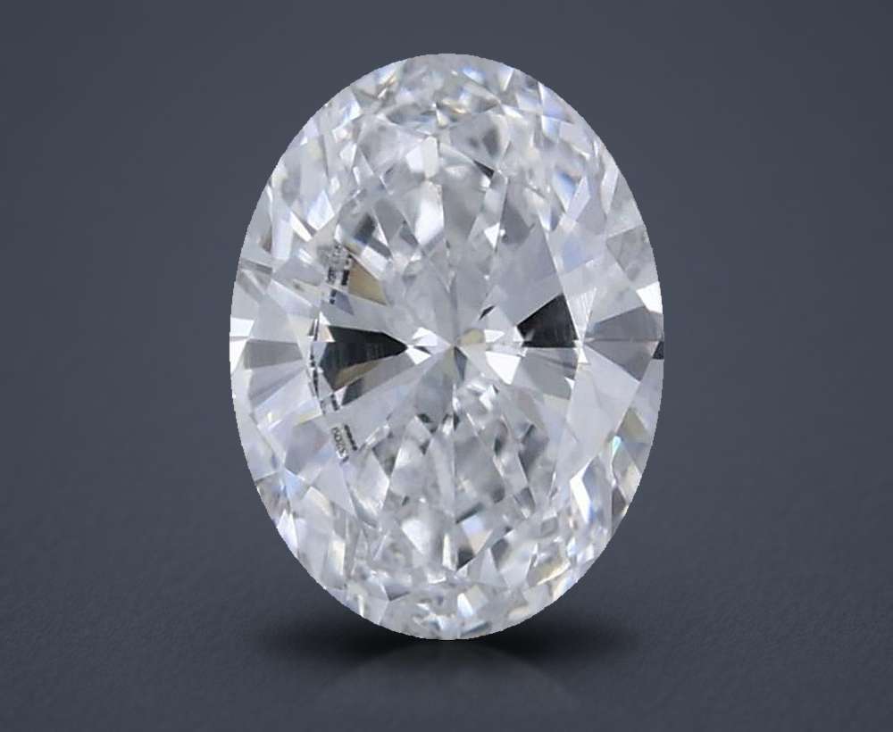 0.24 Carat Oval Lab Diamond