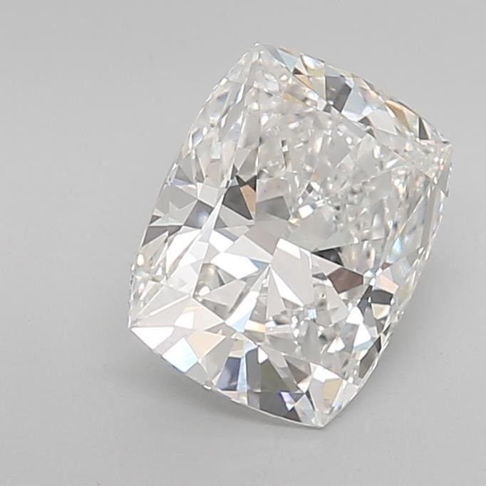 3.08ct E VS1 Rare Carat Ideal Cut Cushion Lab Grown Diamond