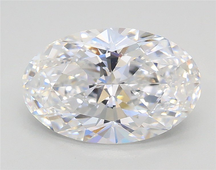 2.02ct D VS1 Rare Carat Ideal Cut Oval Lab Grown Diamond