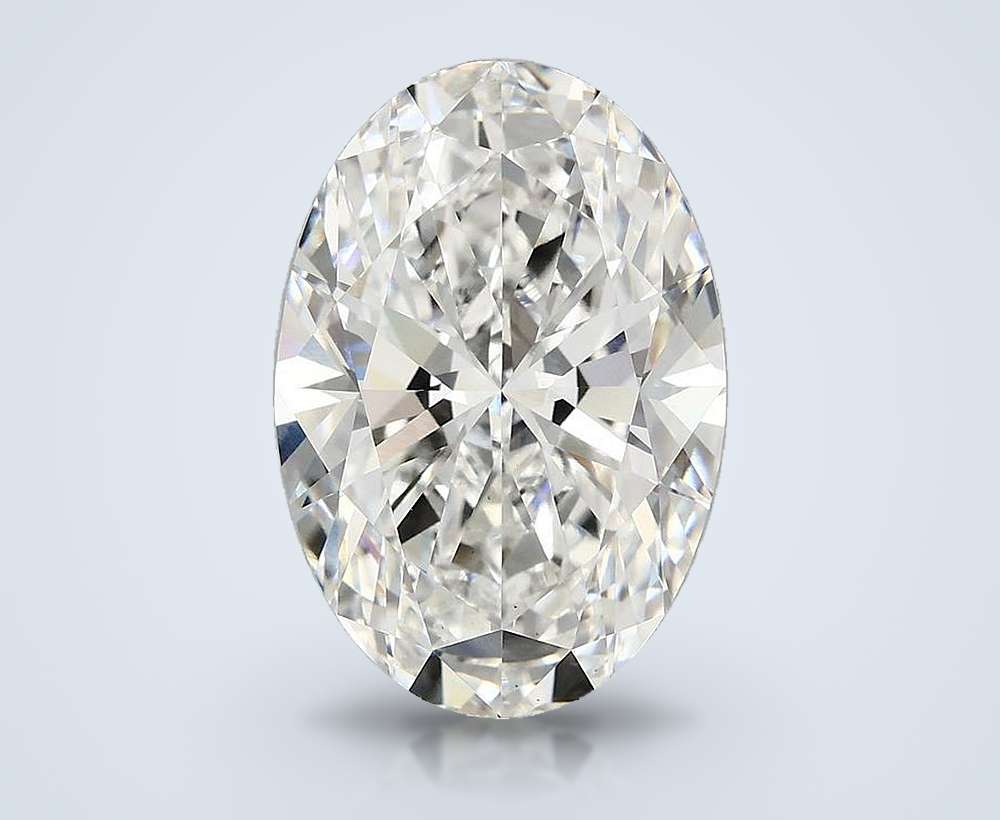 6.87 Carat Oval Lab Diamond