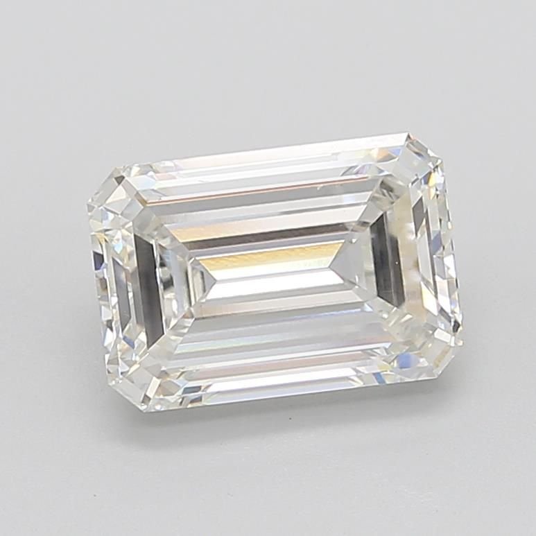 4.67ct G VVS2 Rare Carat Ideal Cut Emerald Lab Grown Diamond