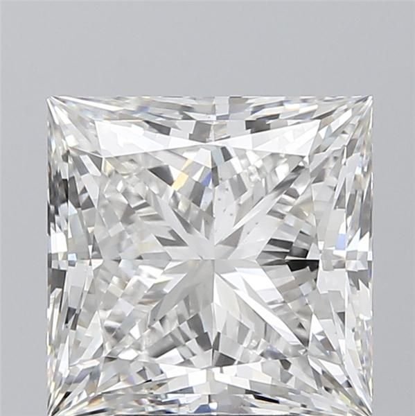 6.07ct G VS2 Rare Carat Ideal Cut Princess Lab Grown Diamond