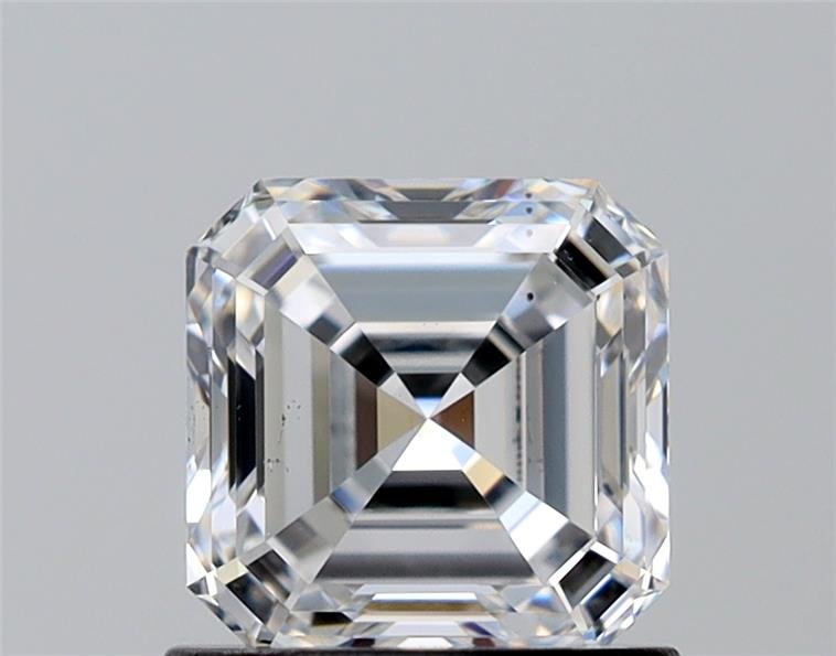1.00ct D SI1 Excellent Cut Asscher Lab Grown Diamond