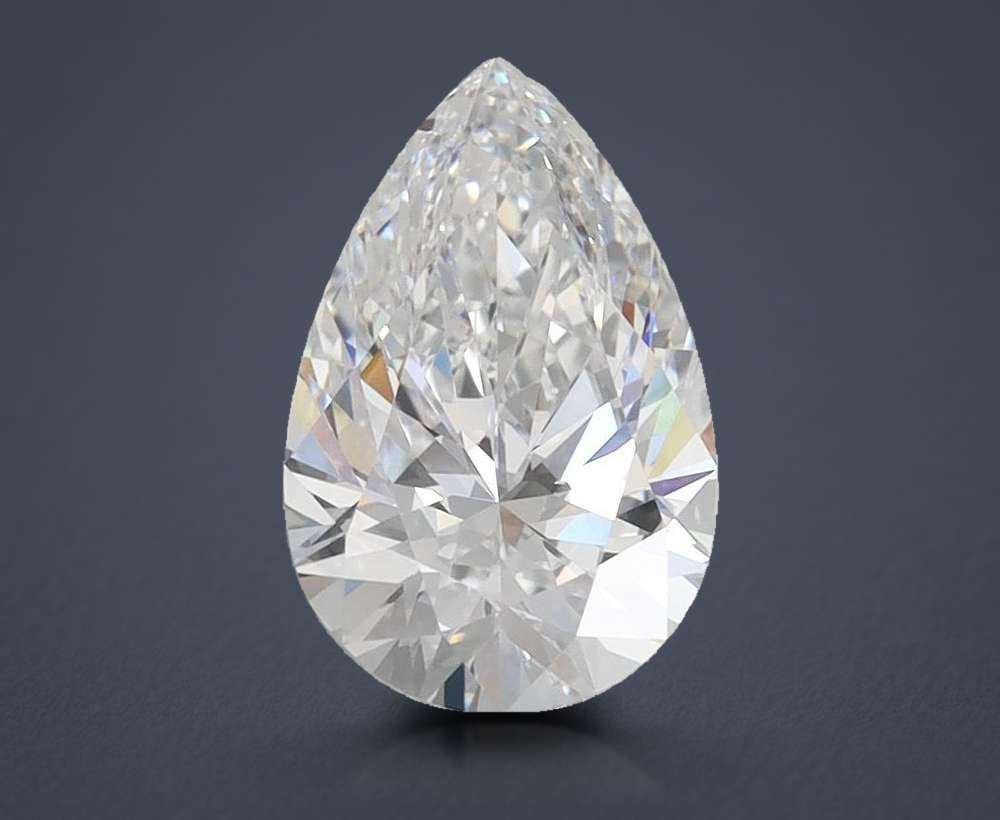 1.54 Carat Pear Lab Diamond