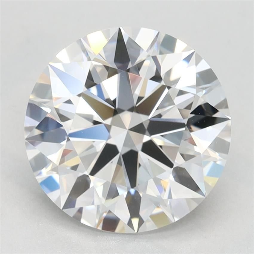 2.70ct D VVS1 Rare Carat Ideal Cut Round Lab Grown Diamond