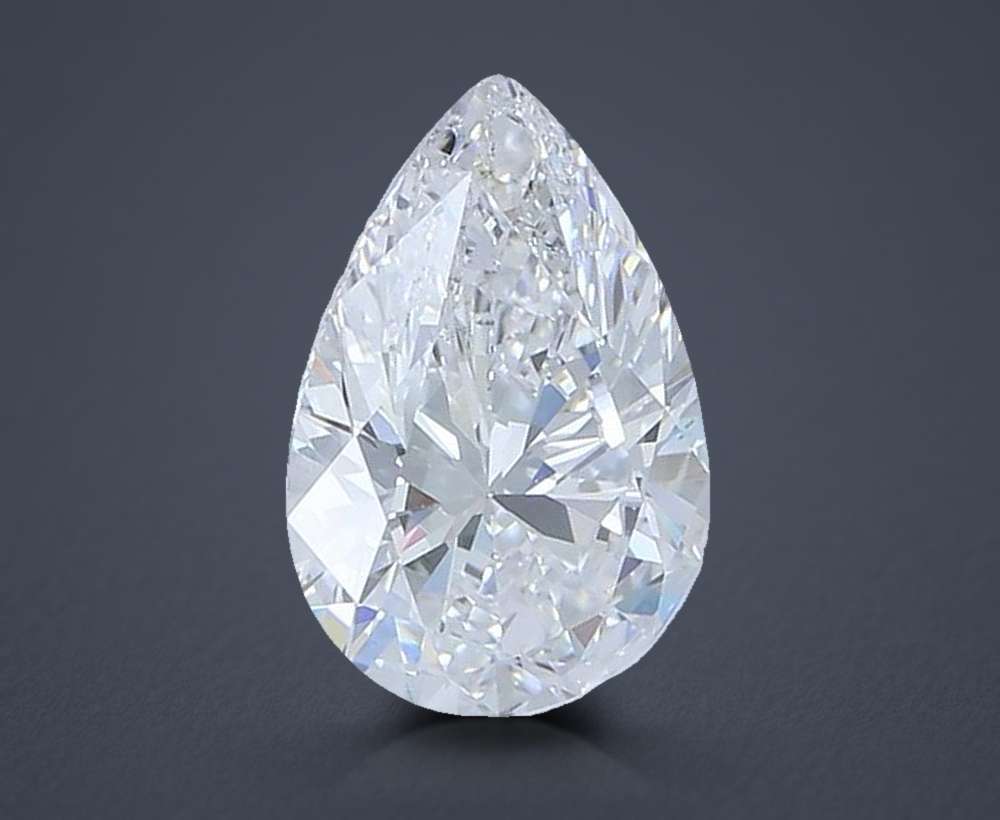 2.52 Carat Pear Lab Diamond