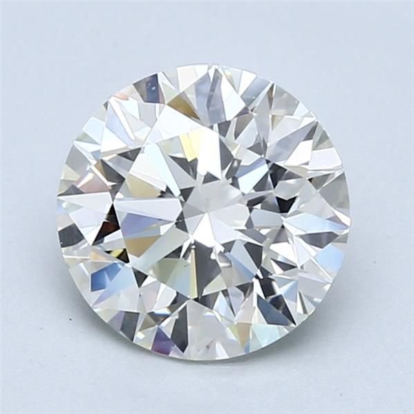 2.23ct H VS2 Rare Carat Ideal Cut Round Diamond