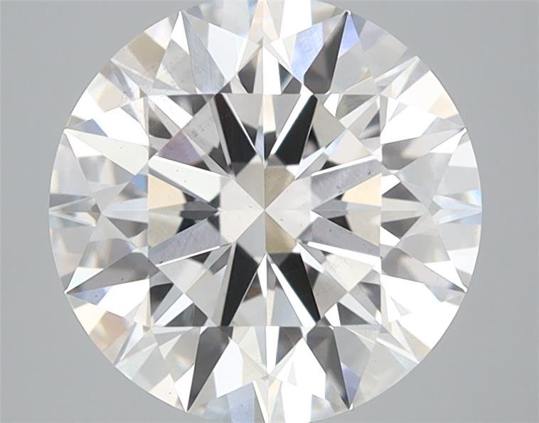 3.09ct D SI1 Rare Carat Ideal Cut Round Lab Grown Diamond