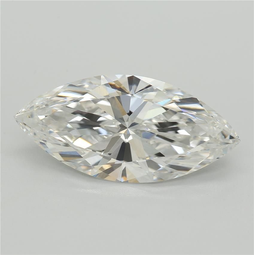 6.15ct E VS1 Rare Carat Ideal Cut Marquise Lab Grown Diamond