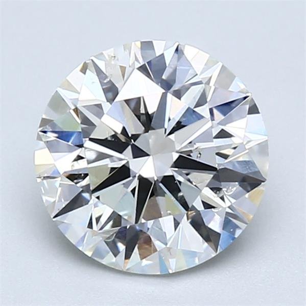 1.70ct H SI1 Rare Carat Ideal Cut Round Diamond