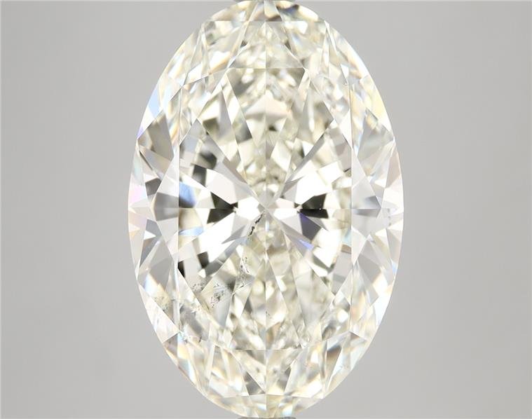 5.03ct J SI1 Rare Carat Ideal Cut Oval Diamond