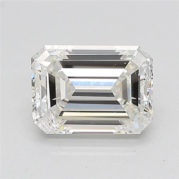 1.50ct G SI2 Rare Carat Ideal Cut Emerald Lab Grown Diamond