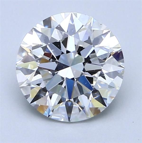 2.01ct F VS2 Rare Carat Ideal Cut Round Diamond