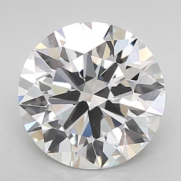 2.54ct E VS2 Rare Carat Ideal Cut Round Lab Grown Diamond