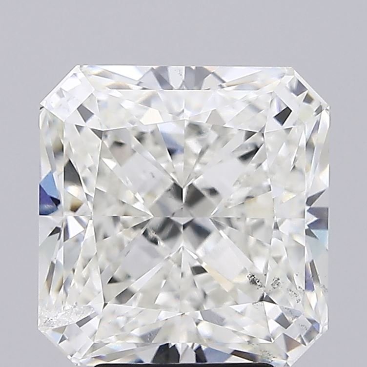 5.04ct G SI1 Rare Carat Ideal Cut Radiant Lab Grown Diamond