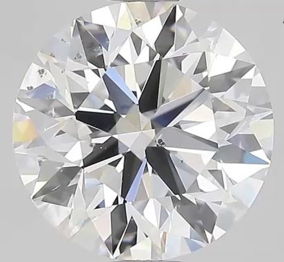 3.19ct E SI1 Excellent Cut Round Diamond