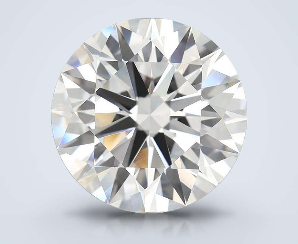 5.70 Carat Round Lab Diamond
