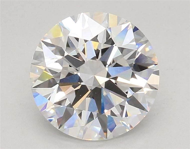 3.06ct E VS1 Rare Carat Ideal Cut Round Lab Grown Diamond