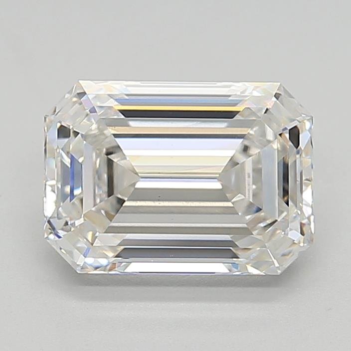 2.05ct G VVS2 Rare Carat Ideal Cut Emerald Lab Grown Diamond