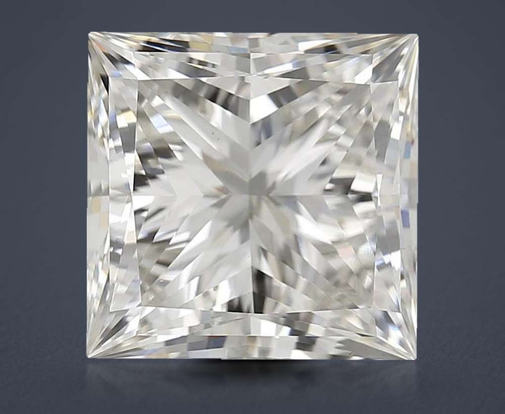 3.80 Carat Princess Lab Diamond
