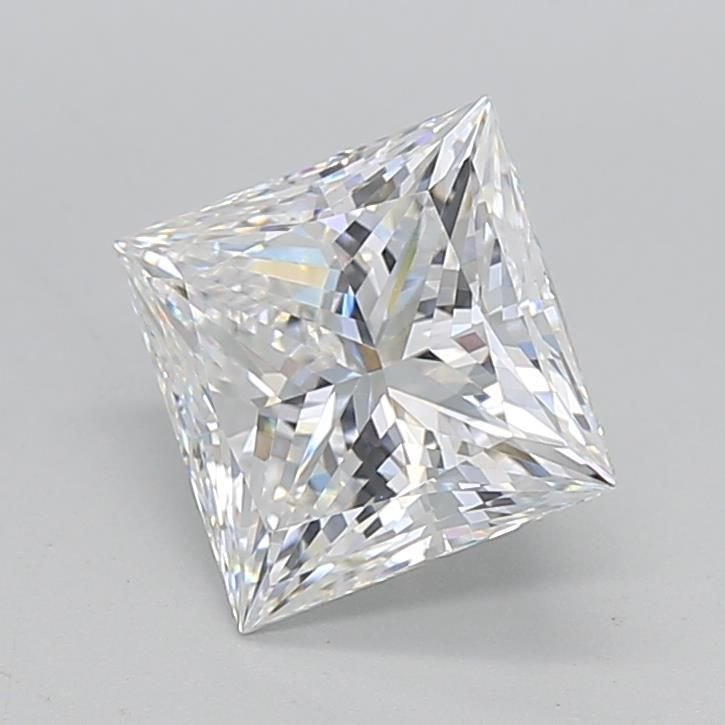 2.51ct D VS1 Rare Carat Ideal Cut Princess Lab Grown Diamond