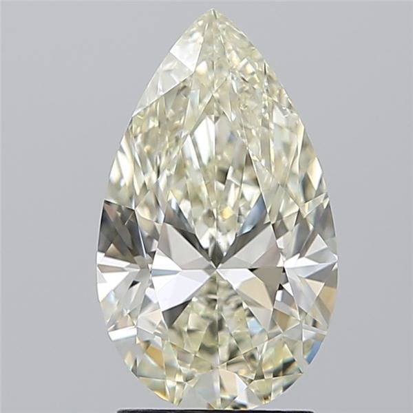 2.50ct K VS1 Rare Carat Ideal Cut Pear Diamond