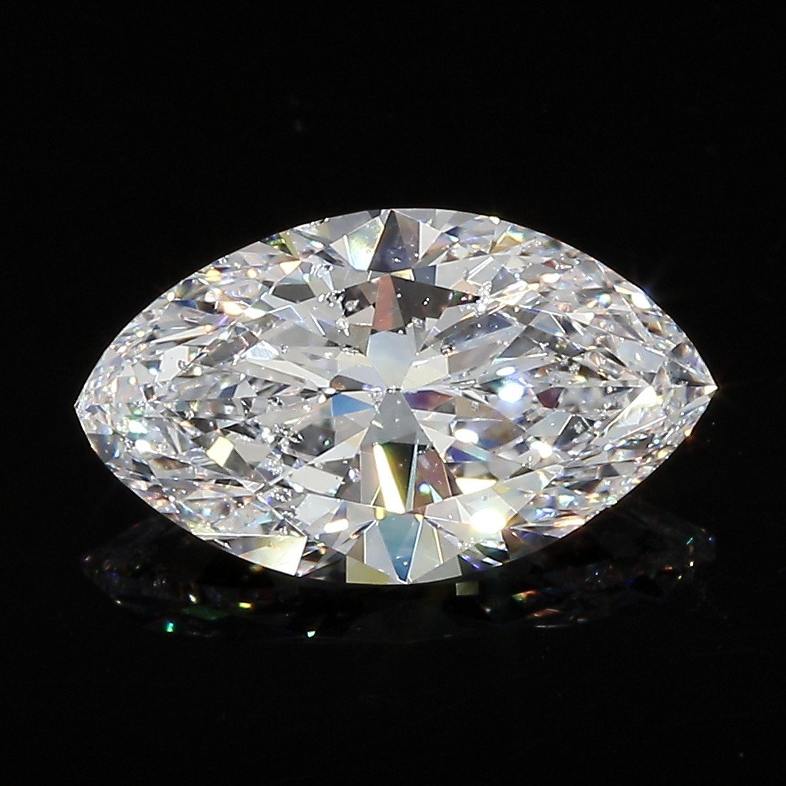 3.01ct D SI2 Very Good Cut Marquise Diamond