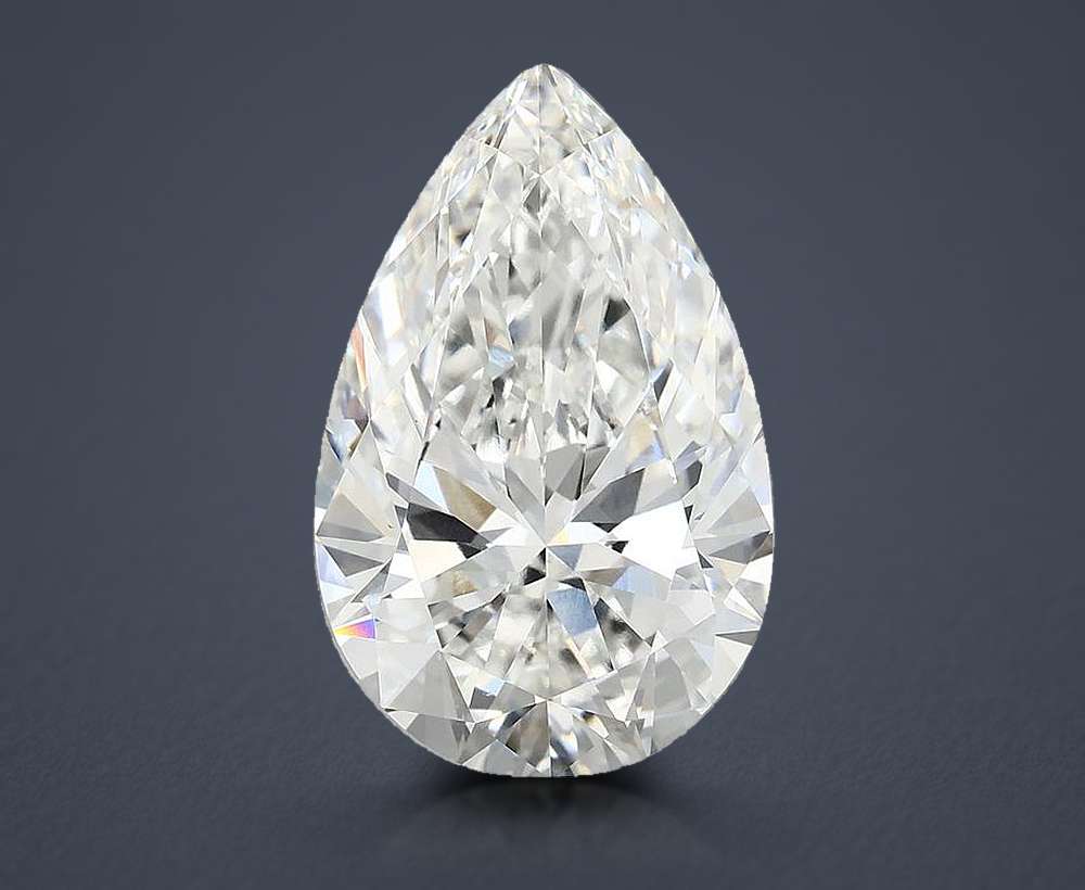 8.21 Carat Pear Lab Diamond