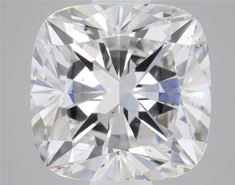 4.77ct F SI1 Rare Carat Ideal Cut Cushion Lab Grown Diamond