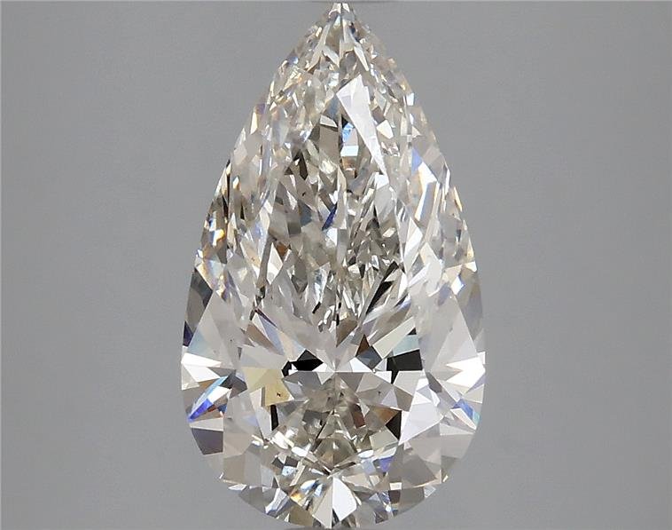 2.96ct H VS1 Rare Carat Ideal Cut Pear Lab Grown Diamond