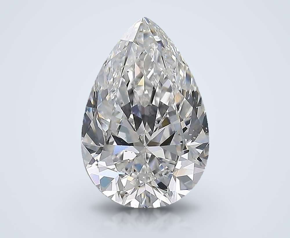 2.51 Carat Pear Natural Diamond