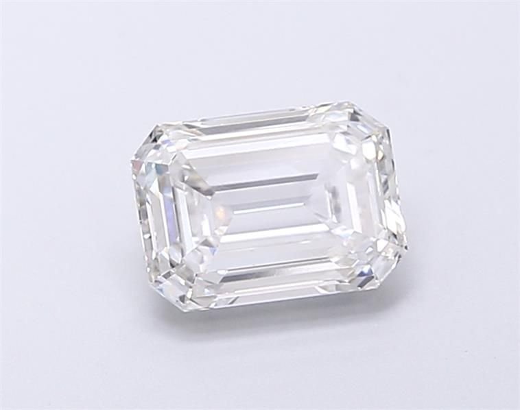 1.39ct F VS1 Rare Carat Ideal Cut Emerald Lab Grown Diamond