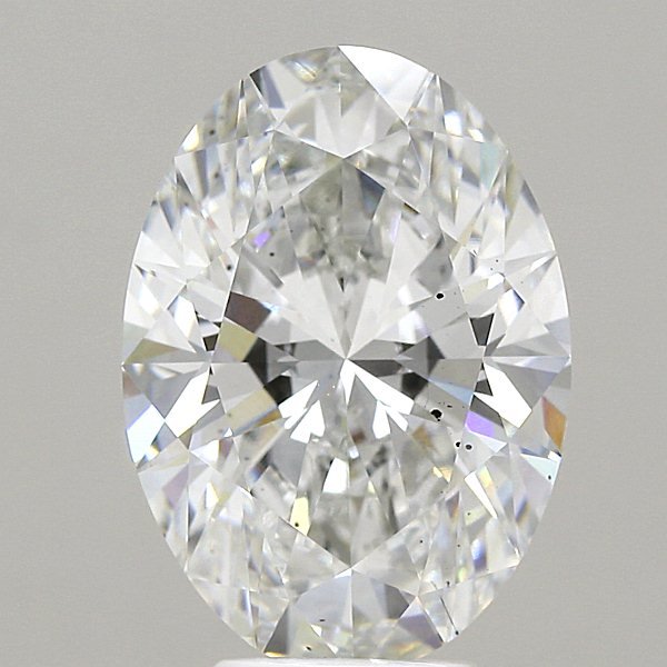 5.28ct G SI1 Rare Carat Ideal Cut Oval Lab Grown Diamond